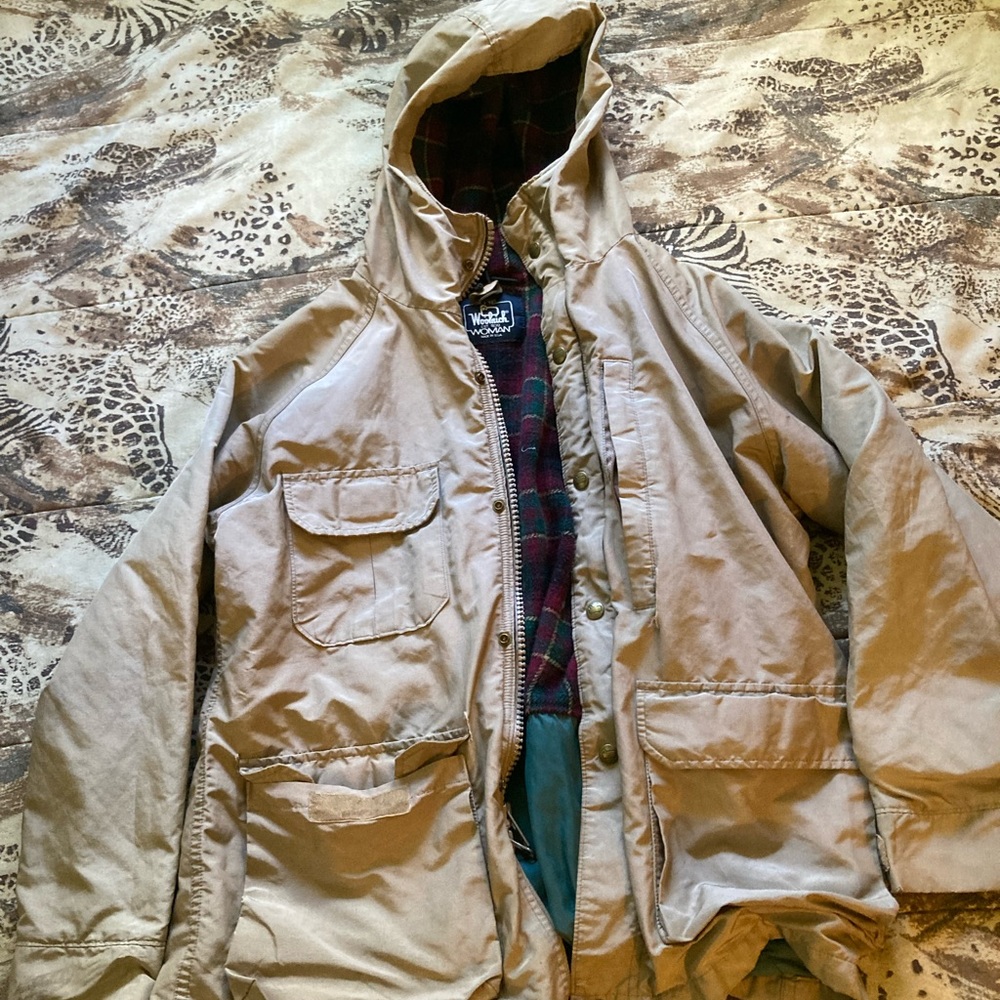 Woolrich Wind Coat Tan